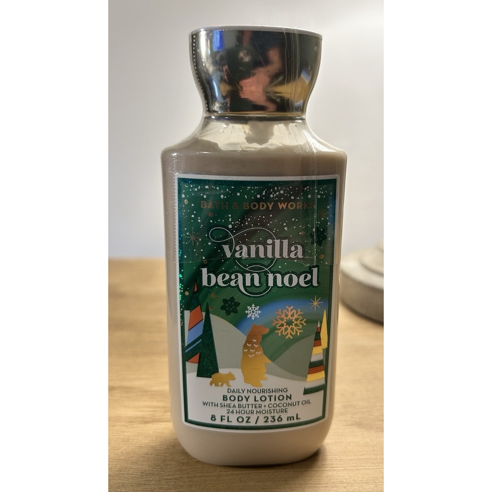 Bath & Body Works Vanilla Bean Noel Body Lotion 8oz NEW